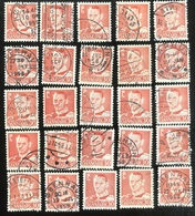 Danmark - D1/12 - 1950 - (°)used - Koning Frederik IX - Collections