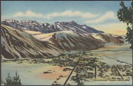 Winter Vista Of Jackson, Wyoming, 1947 - Sanborn Souvenir Co Postcard - Autres & Non Classés