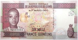 Guinée - 10000 Francs Guinéens - 2012 - PICK 46 - NEUF - Guinea