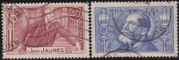 France  .    Yvert   .    318/319       .    O       .    Oblitéré    .   /  .   Cancelled - Used Stamps
