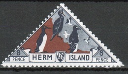 Herm Island 1954 Single 8d Stamp Celebrating Fauna And Nature. - Local Issues