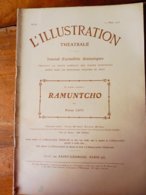 RAMUNTCHO  (origine--->  L'illustration Théâtrale, Daté 1908 )  Par Pierre Loti - Französische Autoren