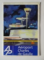 NA - Dépliant Plan Descriptif Livret Publicitaire AEROPORT Charles De GAULLE Aérogare N°1 Paris (1974-75) - Advertisements