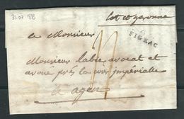 FRANCE 1813 Marque Taxée De Figeac - 1801-1848: Precursors XIX