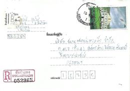 Thailand 1992 San Kamphaeng Education Ministry Architecture Domestic Registered Cover - Thailand