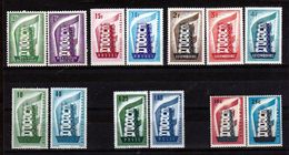 1956 EUROPA CEPT EUROPE  ANNATA  YEAR 6 Paesi (13 Valori) MNH** TORRE TOWER - Full Years