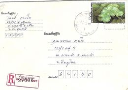 Thailand 1992 Ha Yaek Pak Kret Coral Catalaphyllia Jardinei Domestic Registered Cover - Thailand