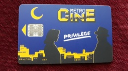 CINECARTE  METROCINE   PRIVILÉGE - Cinécartes