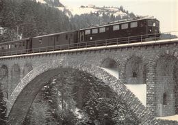 BVA - Viaduc De Solis  Ge 6/6 706 "Diosentis/Müster" - R.h.B. Ligne De Chemin De Fer Train - Disentis/Mustér