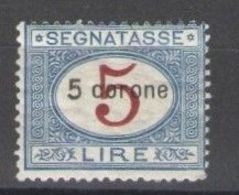 DALMAZIA 1922 SEGNATASSE 5 C. SU 5 L. ** MNH - Dalmatien