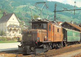 BVA - Trun Ge 6/6 I 404 - Rhätische Bahn - R.h.B. Ligne De Chemin De Fer Train - Trun