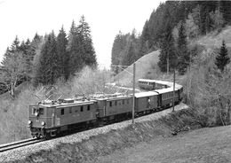 BVA - Saas Prättigau Serneus Ge 4/6 354 355  Rhätische Bahn -  Rhb - R.h.B. Ligne De Chemin De Fer Train - Saas Im Prättigau