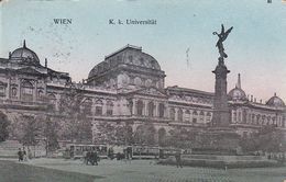 AK Wien - K.k. Universität  - 1911 (50832) - Ringstrasse