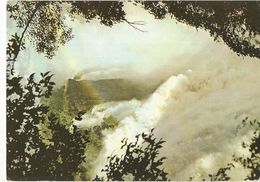 CPSM ,Zambie  N°V.156, R, Close Up  Of  Devil's , Cataract In Flood , Victoria Falls , Ed. Big Game Phot. - Sambia