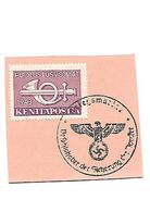 217-finlande-1943-timbre Militaire Puolustusvoimat-kenttaposta-oblitération III REICH - Militaires