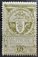 ITALY / ITALIA 1906 - MLH - Esposizione Filatelica Internationale Milano 1906 - Vignette - Nuevos