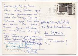 Belgique -1976---timbre "Journée Du Timbre " Seul Sur Carte Postale "fleurs" - Lettres & Documents