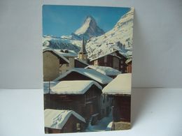 49908 . ZERMATT MATTERHORN MT CERVIN CPM PHOTO KLOPFENTEIN ADELBODEN  SUISSE VALAIS VIEGE - Viège