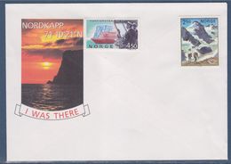 Norvège Enveloppe 2 Timbres Non Oblitérés - Covers & Documents