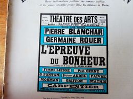 L'EPREUVE DU BONHEUR   (origine-> La Petite Illustration, Daté 1924 )    Auteur  : Henri Clerc - French Authors