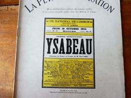 YSABEAU (origine-> La Petite Illustration, Daté 1924 ) Auteur :Paul Fort - Französische Autoren