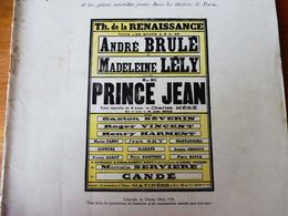 LE PRINCE JEAN  (origine-> La Petite Illustration, Daté 1924 ) Auteur : Charles Méré - Französische Autoren