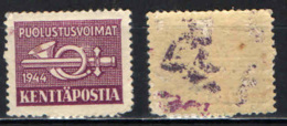 FINLANDIA - 1944 - CORNO DI POSTA E DAGA - MH - Militärmarken