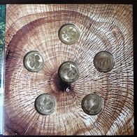 ARMENIA 200 DRAM 6 COINS SET UNC 2014 WILD TREES OF ARMENIA - Armenia