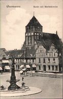 ! Alte Ansichtskarte Aus Greifswald, Markt, Marienkirche - Greifswald