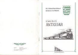 Catalogue TECHNOMODELL 1993 Die Schmalspurbahnen Sachsens Im Modell ANTIQUAR - Unclassified