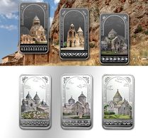 ARMENIA 1000 DRAM SILVER COIN PROOF 2012 Armenian Monasteries And Churches Set - Armenië