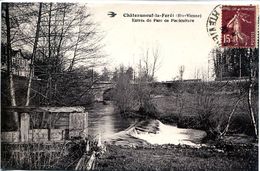 87. HAUTE-VIENNE - CHÂTEAUNEUF LA FORÊT. Entrée Du Parc De Pisciculture. Assez Rare. - Chateauneuf La Foret