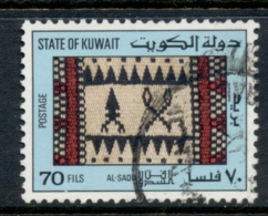 Kuwait 1986 Tapestry 70f FU - Kuwait