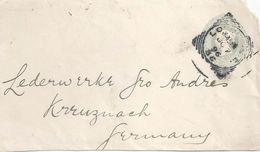 Streifbandvs  London - Kreuznach          1896 - Briefe U. Dokumente