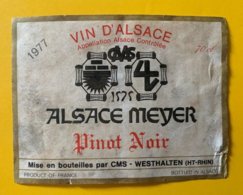 15023 - Alsace Meyer Pinot Noir 1977 - Altri & Non Classificati