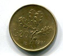 20 Lire (1981) - 20 Lire