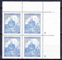 Boheme Et Moravie 1941 Mi 71 (Yv 54), (MNH)** Bloc De 4 Avec Croix (Kreuz), Ultramarine - Neufs