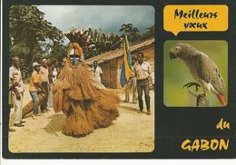 CPM, Gabon,N°A.100F., Multi-Vues , Image Du Gabon ,Ed. J.T., 1985 - Gabon