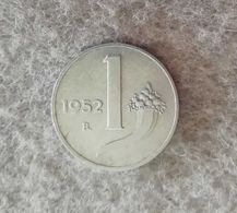 Repubblica Italiana 1 Lira 1952 - 1 Lira