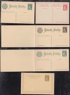 Portugal MACAU China 1912 CERES 5 Postcard + Lettercard Stationery ** MNH - Cartas & Documentos