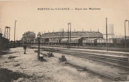 CPA-26-PORTES LES VALENCE-Dépôt Des Machines - Other Municipalities