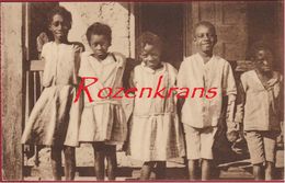 Belgisch Congo Belge Enfants Children Natives Ethnique Ethnic CPA Mission Missie Missionary Zusters Vd Jacht Heverlee - Belgian Congo