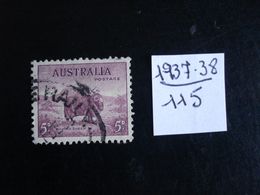 Australie 1937-38 - Bélier Mérinos 5p Lilas - Y.T. 115 - Oblitérés - Used - Usati