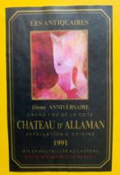 15060 - Les Antiquaires 10e Anniversaire Château D'Allaman 1991 - Arte