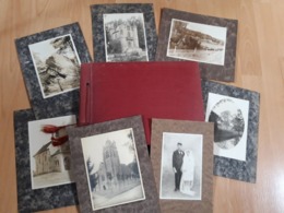 Bel Album Famille Paysages Avec 8 Photos Contre Collé - Albumes & Colecciones