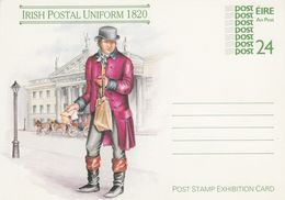 Irlande Eire Irland Irish Postal Uniform 1987 Postal Stationery Entier - Entiers Postaux