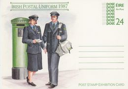 Irlande Eire Irland Irish Postal Uniform 1987 Postal Stationery Entier - Entiers Postaux