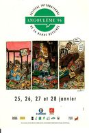 CPSM  23E SALON INTERNATIONAL DE LA  BANDE DESSINEE   ANGOULEME  1996 - Bourses & Salons De Collections