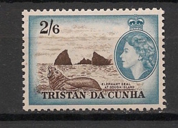 Tristan Da Cunha - 1953 - N°Yv. 25 - Elefant Seal - Neuf Luxe ** / MNH / Postfrisch - Autres