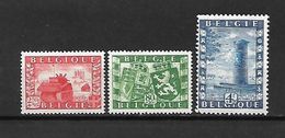 BELGIO - 1950 - N. 823/25** - N. 826** (CATALOGO UNIFICATO) - Unused Stamps